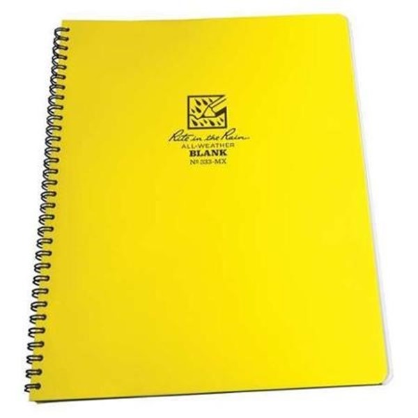 Afbeeldingen van Zij spiraal Maxi notebook blank 21x28cm