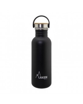Afbeeldingen van SS Basic Bottle 0.75 Black steelcap