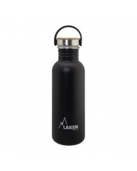 Afbeeldingen van SS Basic Bottle 0.75 Black steelcap