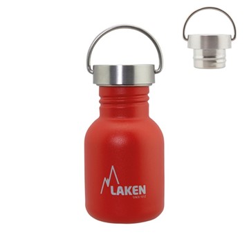 Afbeeldingen van SS Basic Bottle 0.35  Red steelcap