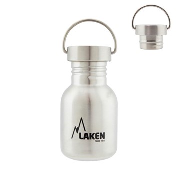 Afbeeldingen van SS Basic Bottle 0.35  Silver steelcap