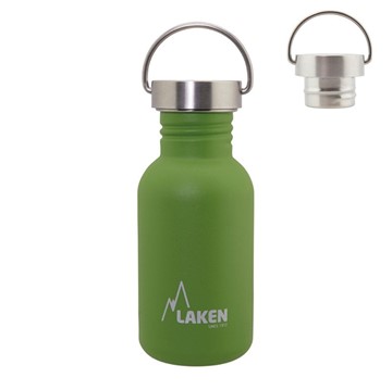 Afbeeldingen van SS Basic Bottle 0.5 Olive steelcap udc