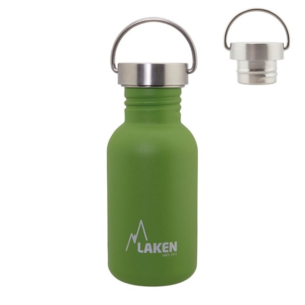 Afbeeldingen van SS Basic Bottle 0.5 Olive steelcap udc