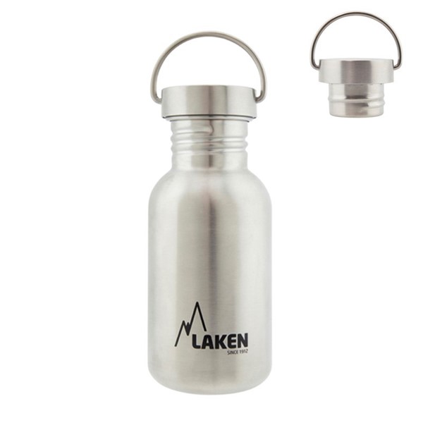Afbeeldingen van SS Basic Bottle 0.5 Silver steelcap