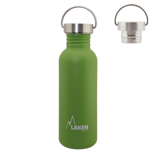 Afbeeldingen van SS Basic Bottle 0.75 Olive steelcap udc