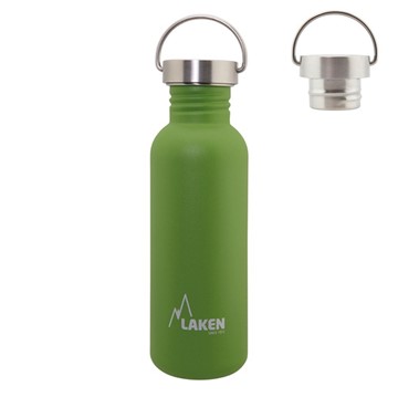 Afbeeldingen van SS Basic Bottle 0.75 Green steelcap
