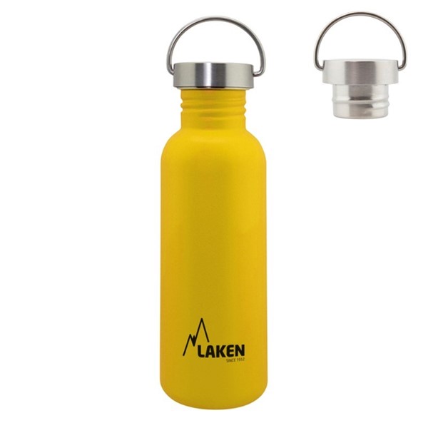 Afbeeldingen van SS Basic Bottle 0.75 Yellow steelcap