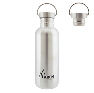 Afbeeldingen van SS Basic Bottle 1.0 Silver steelcap
