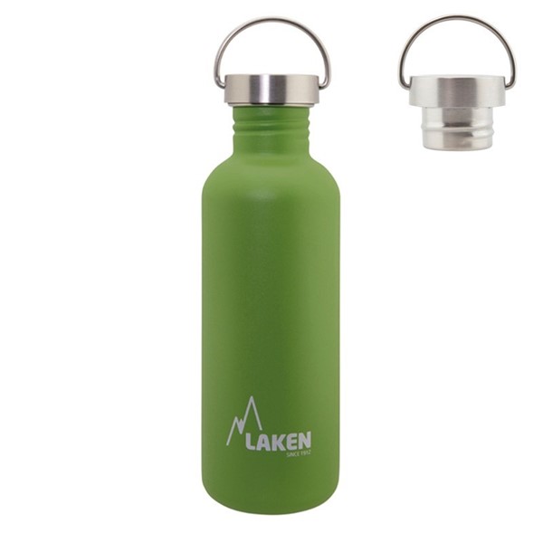 Afbeeldingen van SS Basic Bottle 1.0 Green steelcap