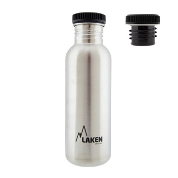 Afbeeldingen van SS Basic Bottle 0.75 Silver screwcap