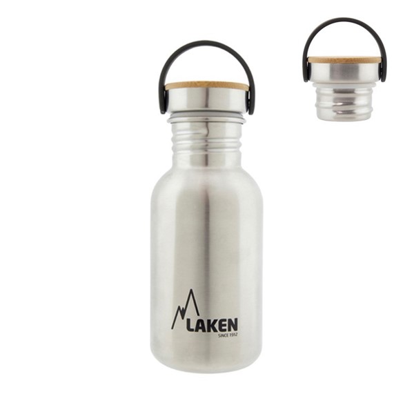 Afbeeldingen van SS Basic Bottle 0.5 Bamboo Silver