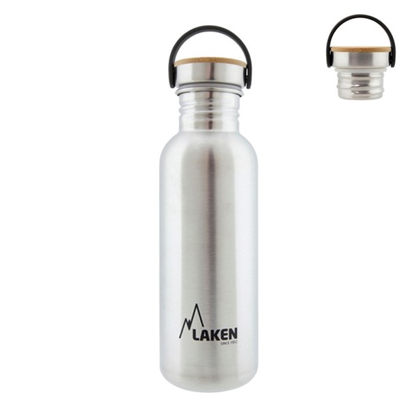 Afbeeldingen van SS Basic Bottle 0.75 Bamboo Silver