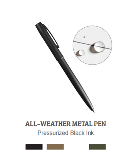 Afbeeldingen van Clicker metal All weather pen