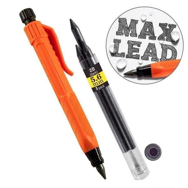 Afbeeldingen van Work ready orange pencil 5.6 mm