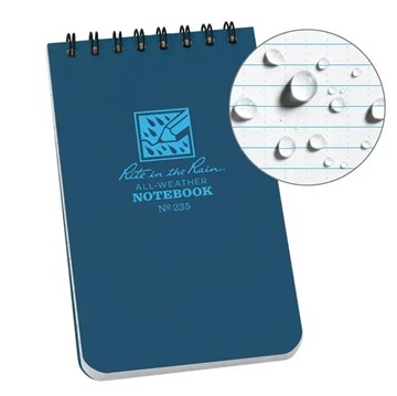Afbeeldingen van Top spiraal notebook 7½ x 12½ cm blauw