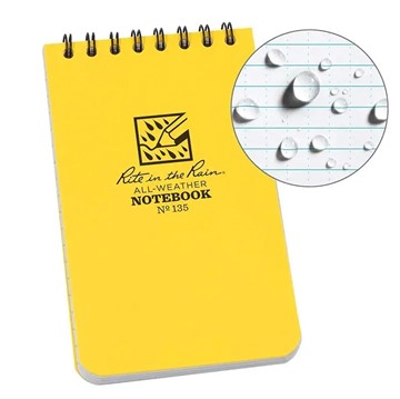 Afbeeldingen van Top spiraal notebook 7½ x 12½ cm yellow