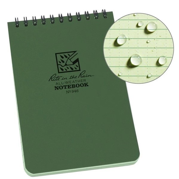 Afbeeldingen van Top spiraal notebook 10x15 cm groen