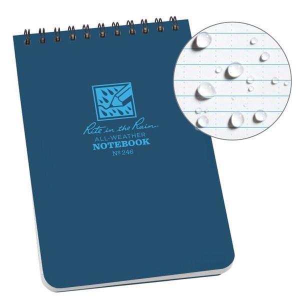 Afbeeldingen van Top spiraal notebook 10x15 cm blauw