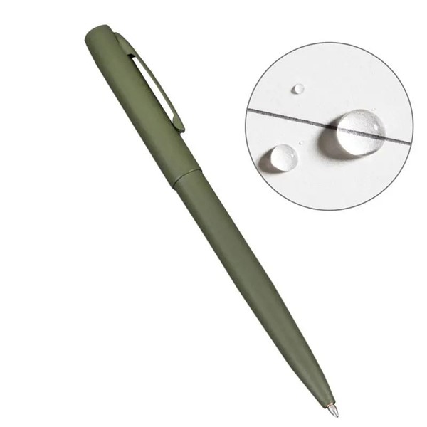 Afbeeldingen van Clicker metal All weather pen olive