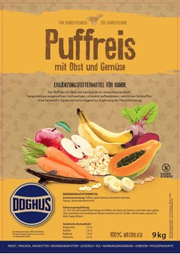 Afbeeldingen van Puffrijst fruit en groenten 9 kg